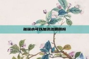 玻璃水可以加洗洁精用吗