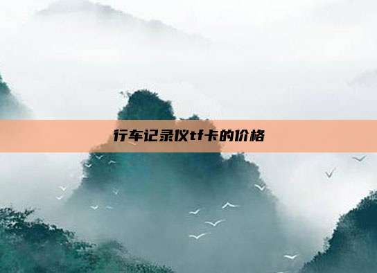 行车记录仪tf卡的价格