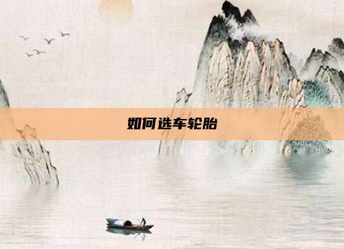 如何选车轮胎
