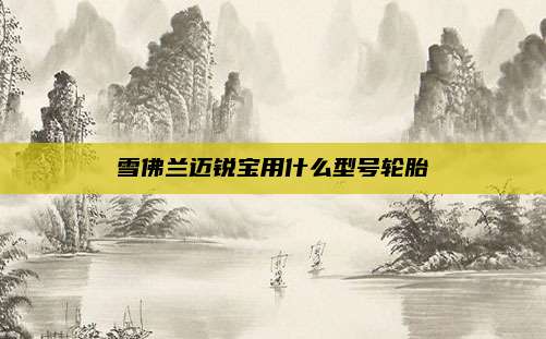 雪佛兰迈锐宝用什么型号轮胎