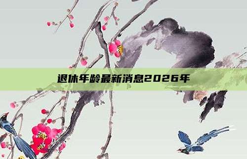 退休年龄最新消息2026年