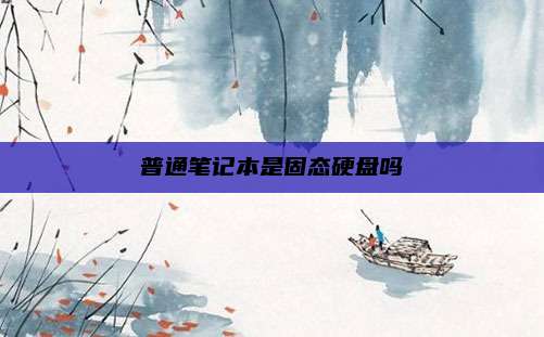 普通笔记本是固态硬盘吗