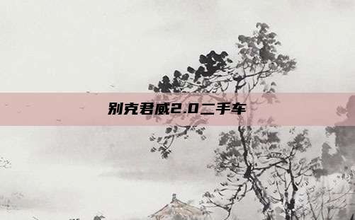 别克君威2.0二手车