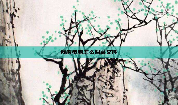 我的电脑怎么隐藏文件