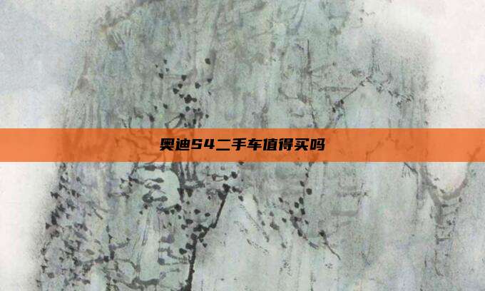 奥迪S4二手车值得买吗