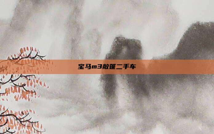 宝马m3敞篷二手车